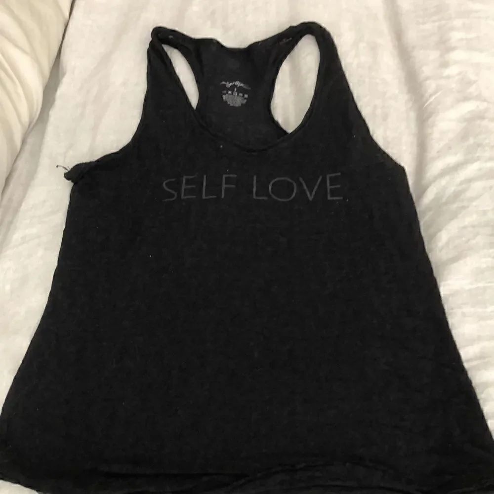Gottex black burnout workout tank sz S New